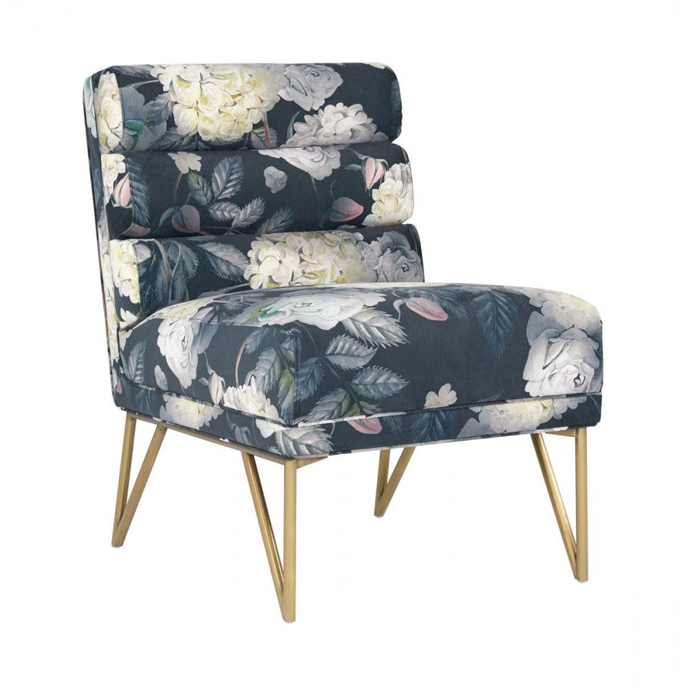 TOV Furniture Kelly Floral Velvet Chair