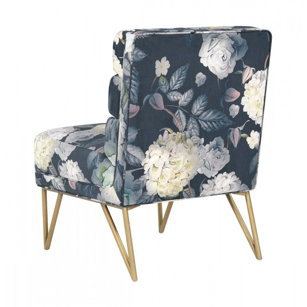 TOV Furniture Kelly Floral Velvet Chair