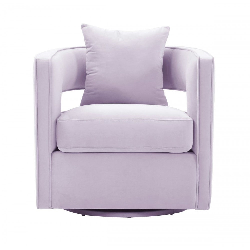 TOV Furniture Kennedy Lavender Swivel Chair