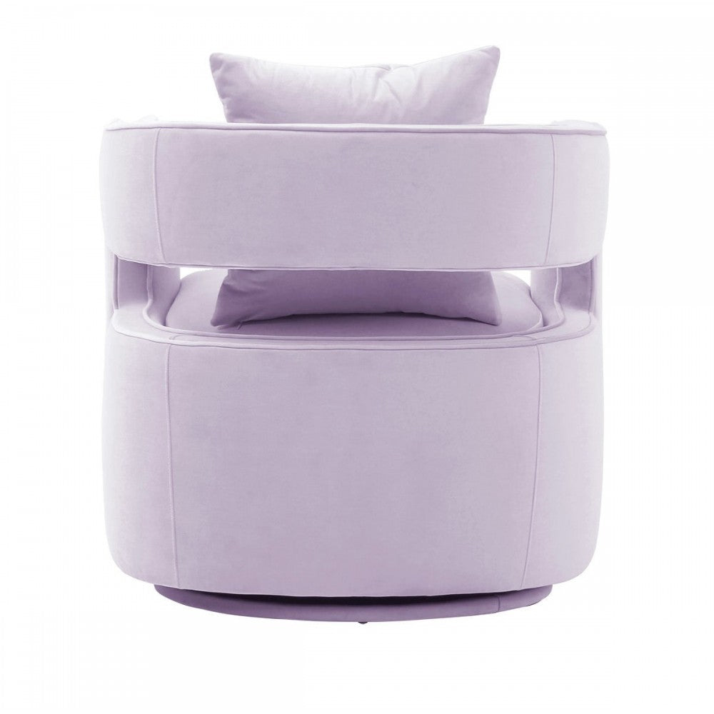 TOV Furniture Kennedy Lavender Swivel Chair