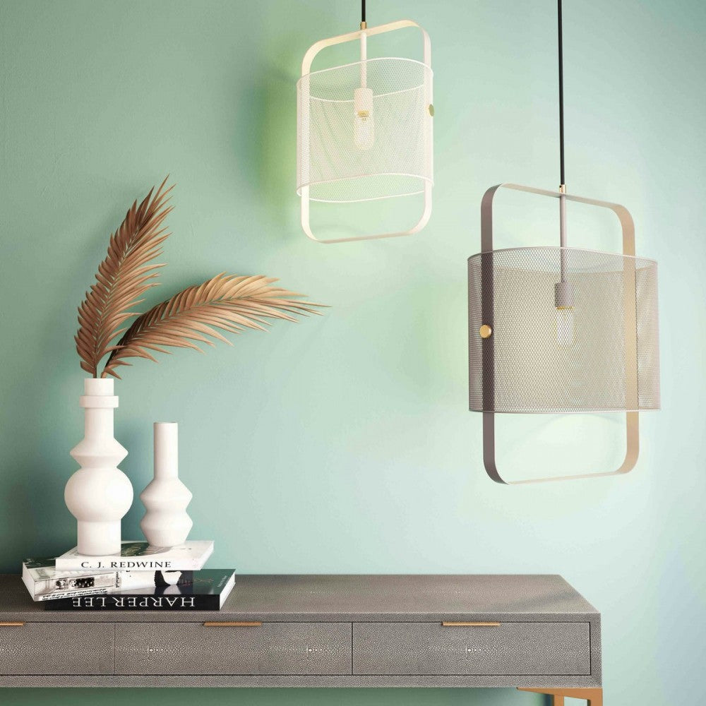 TOV Furniture Klaus Large Gray Pendant