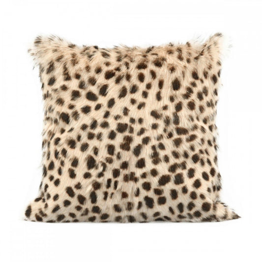 TOV Furniture Leopard Print Goatskin 20" Pillow