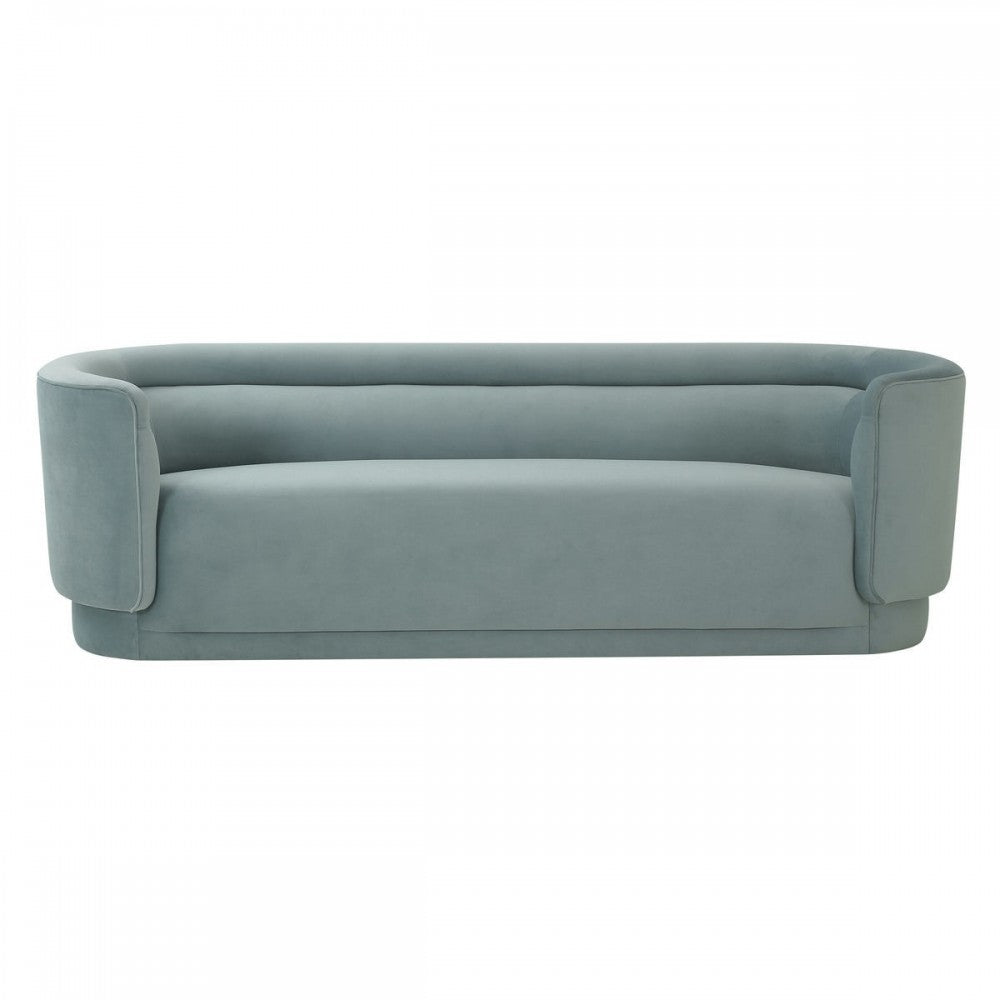 TOV Furniture Macie Sea Blue Velvet Sofa