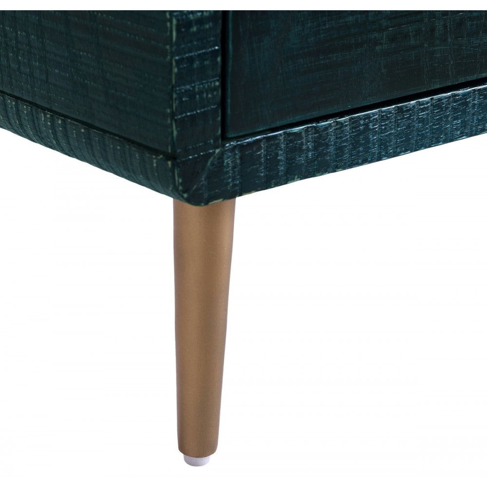 TOV Furniture Marco Lacquer Indigo Side Table