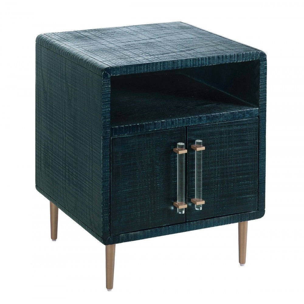 TOV Furniture Marco Lacquer Indigo Side Table