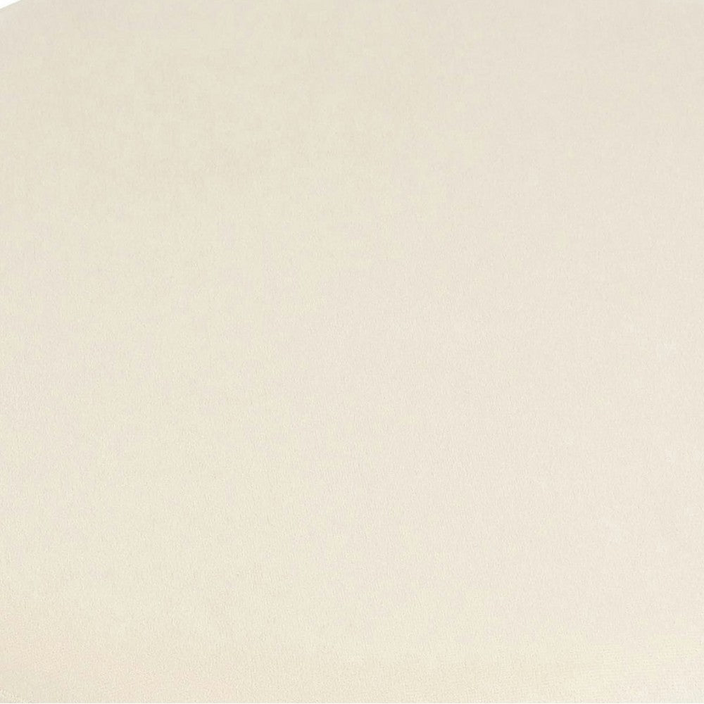 TOV Furniture Melody Cream Tasseled Ottoman