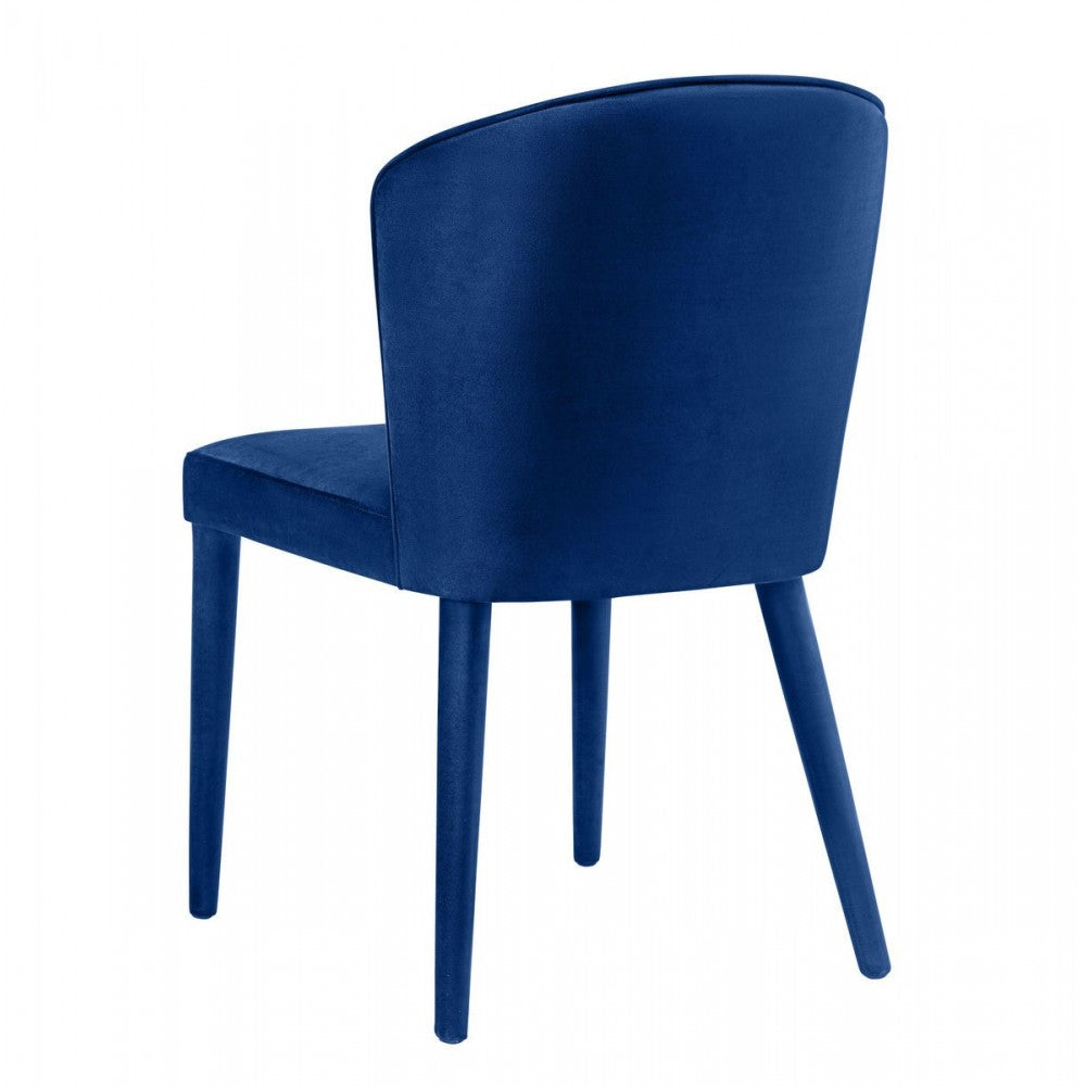 TOV Furniture Metropolitan Navy Velvet Chair