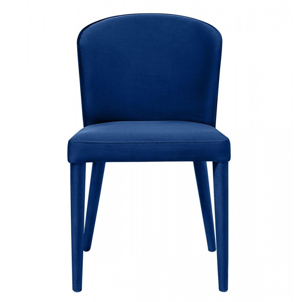 TOV Furniture Metropolitan Navy Velvet Chair