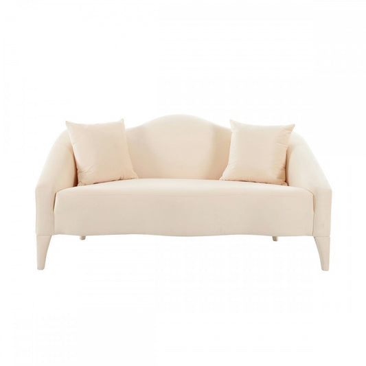 TOV Furniture Naya Peche Velvet Loveseat