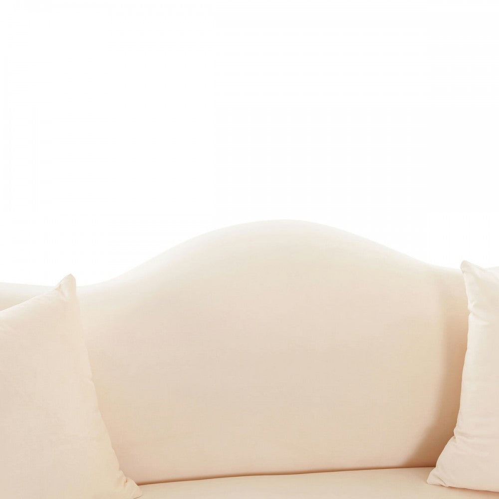 TOV Furniture Naya Peche Velvet Loveseat