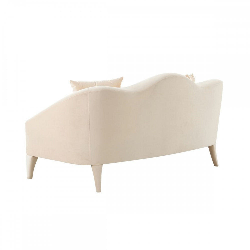 TOV Furniture Naya Peche Velvet Loveseat