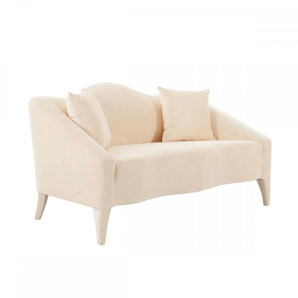 TOV Furniture Naya Peche Velvet Loveseat