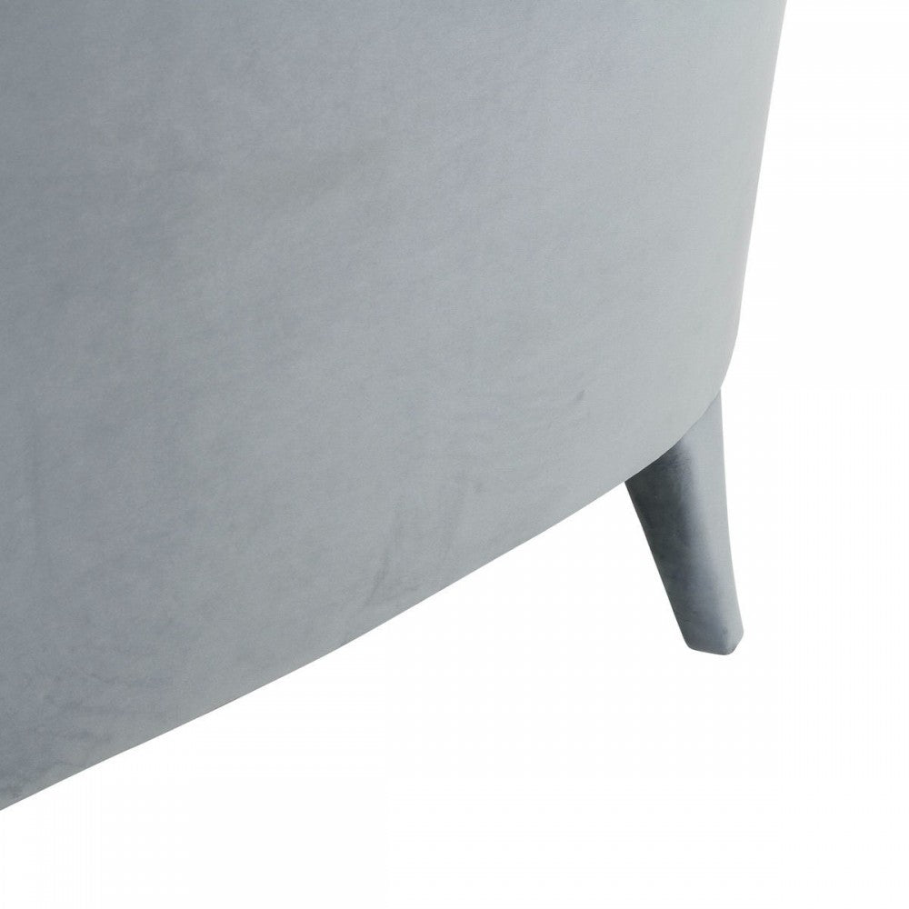 TOV Furniture Naya Sea Blue Velvet Loveseat