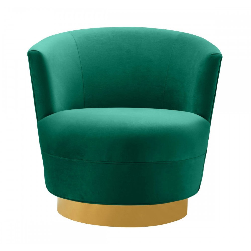 TOV Furniture Noah Green Swivel Chair