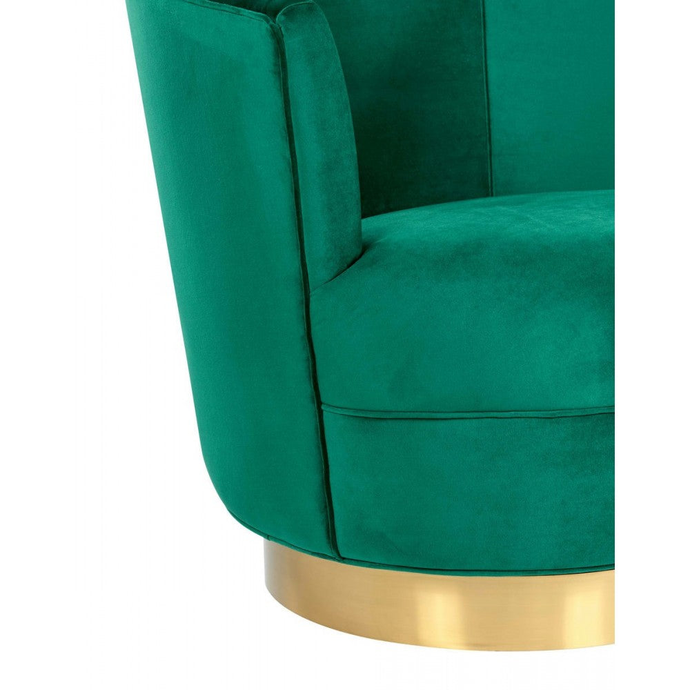 TOV Furniture Noah Green Swivel Chair