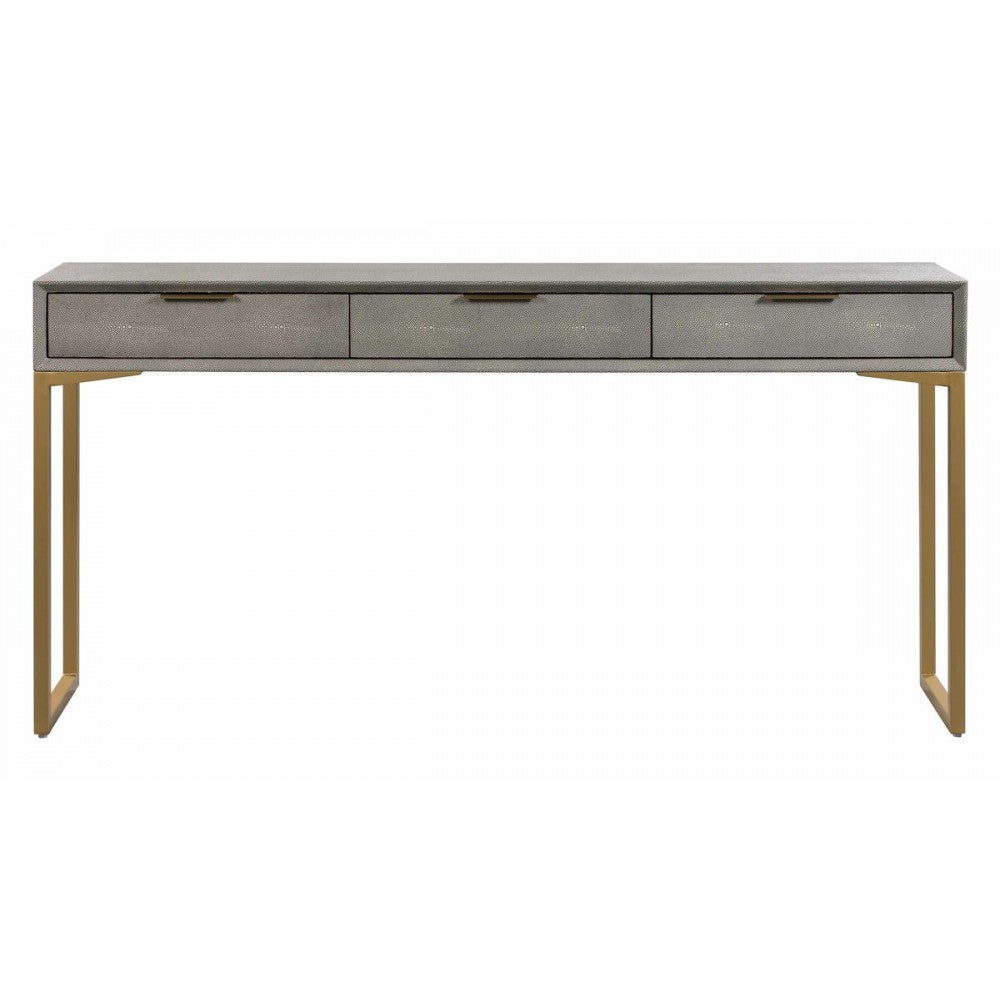 TOV Furniture Pesce Shagreen Console Table