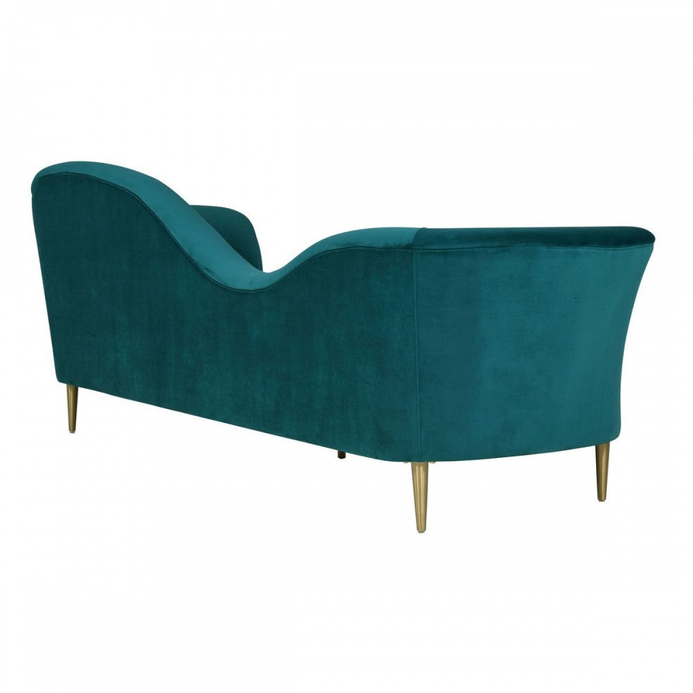 TOV Furniture Plato Aqua Velvet Sofa