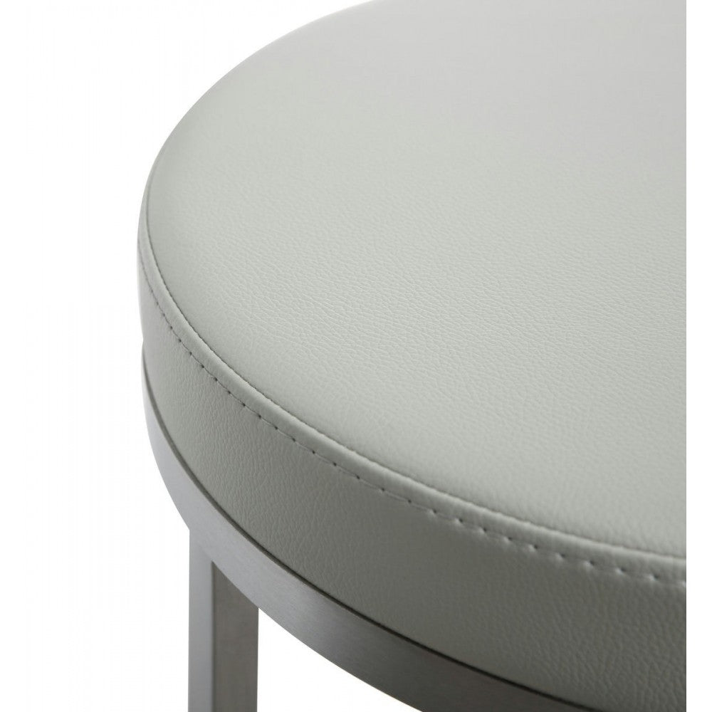 TOV Furniture Pratt Gray Swivel Counter Stool - Set of 2