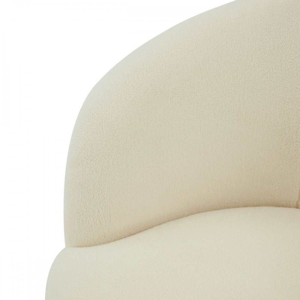 TOV Furniture Presley Faux Sheepskin Chair