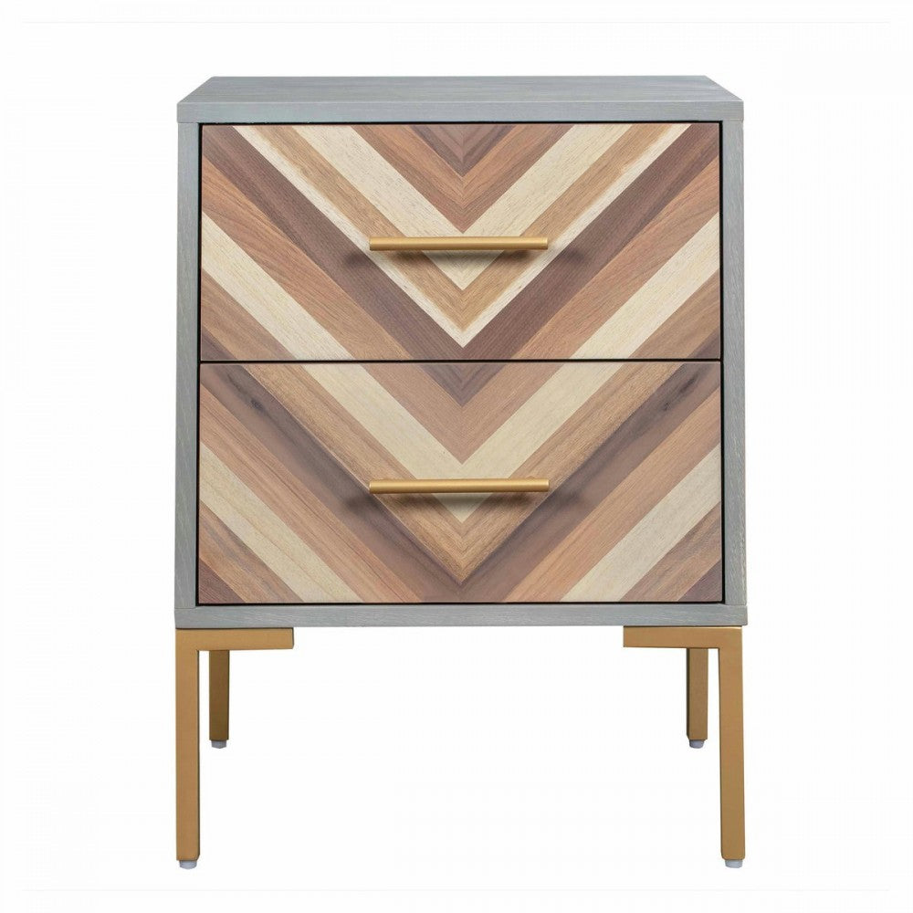 TOV Furniture Quinn Gray Side Table