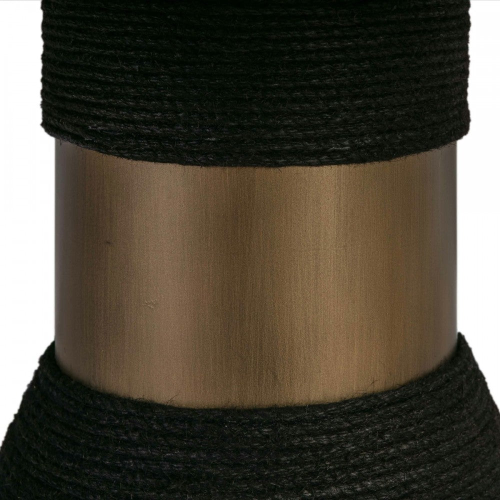 TOV Furniture Rishi Black Rope Round Table