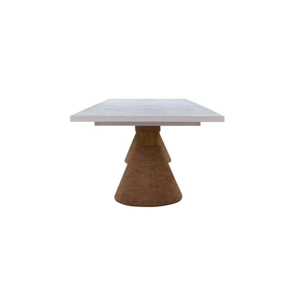 TOV Furniture Rishi Natural Rope Rectangular Table