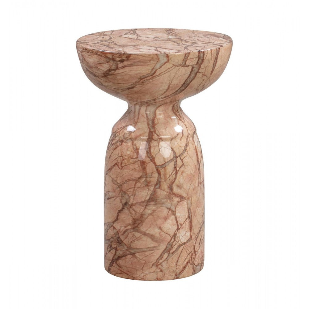 TOV Furniture Rue Sunset Marble Side Table