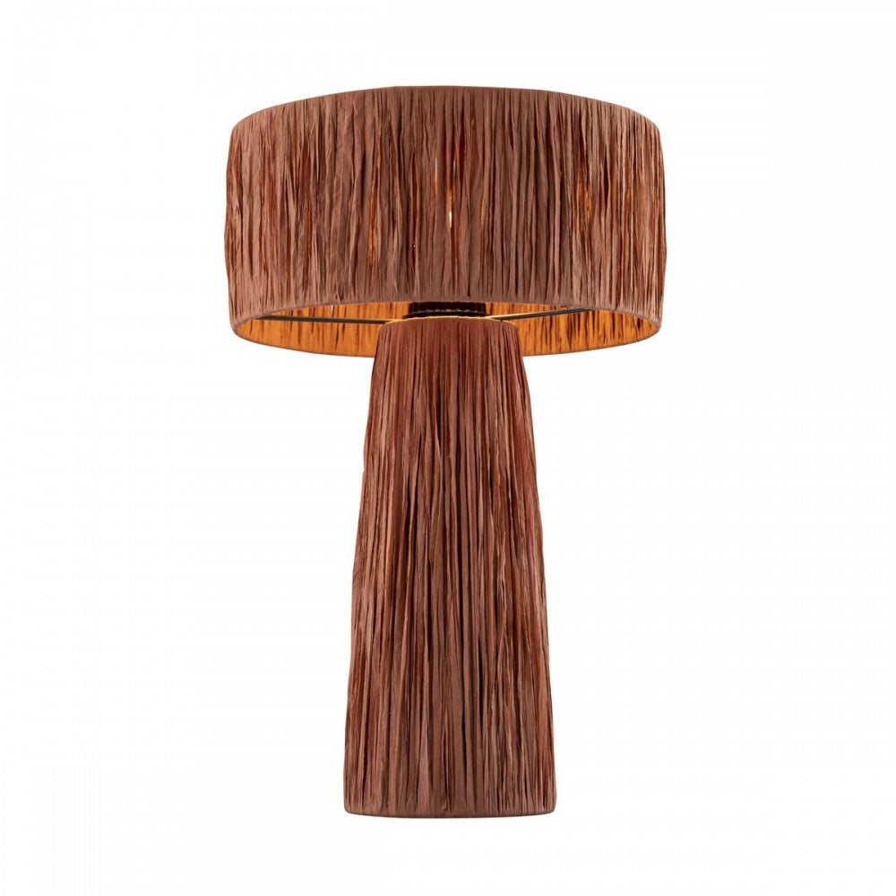 TOV Furniture Shelby Rafia Brick Table Lamp