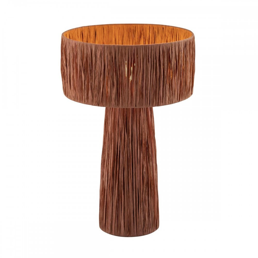 TOV Furniture Shelby Rafia Brick Table Lamp