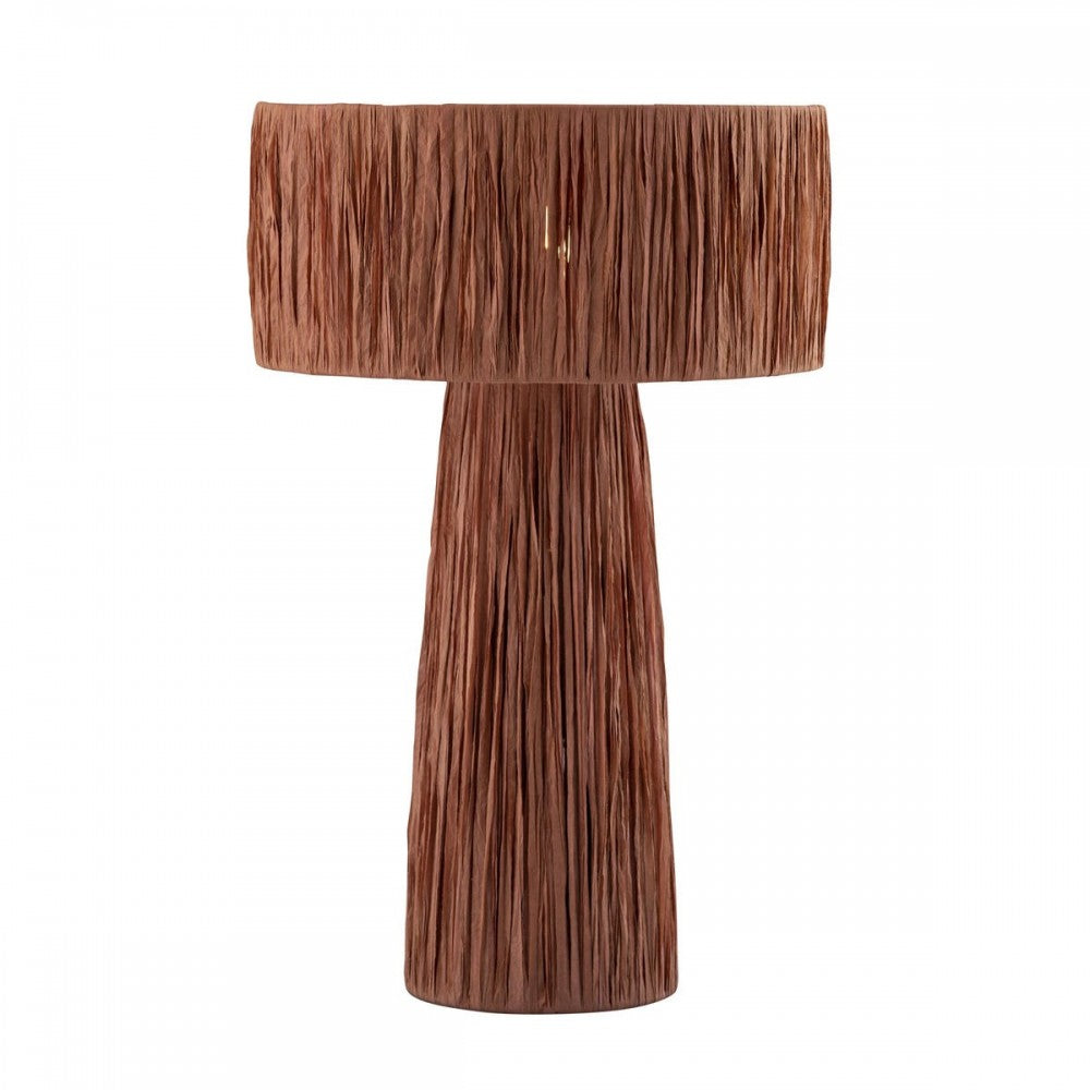 TOV Furniture Shelby Rafia Brick Table Lamp