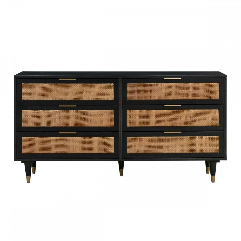 TOV Furniture Sierra Noir 6 Drawer Dresser