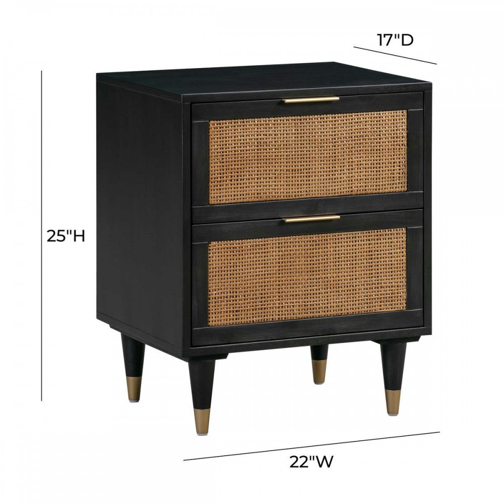 TOV Furniture Sierra Noir Nightstand