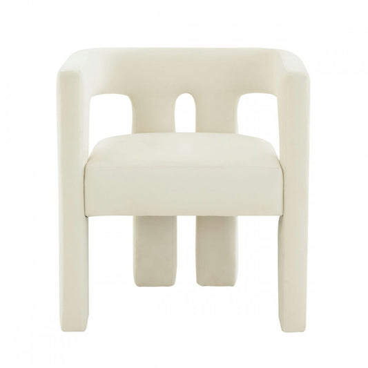 TOV Furniture Sloane Cream Velvet Chair