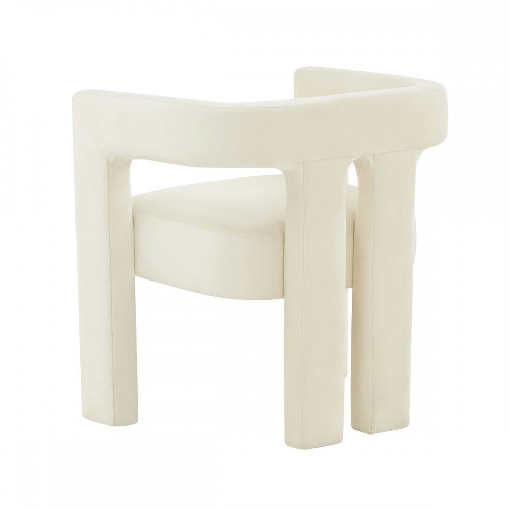 TOV Furniture Sloane Cream Velvet Chair