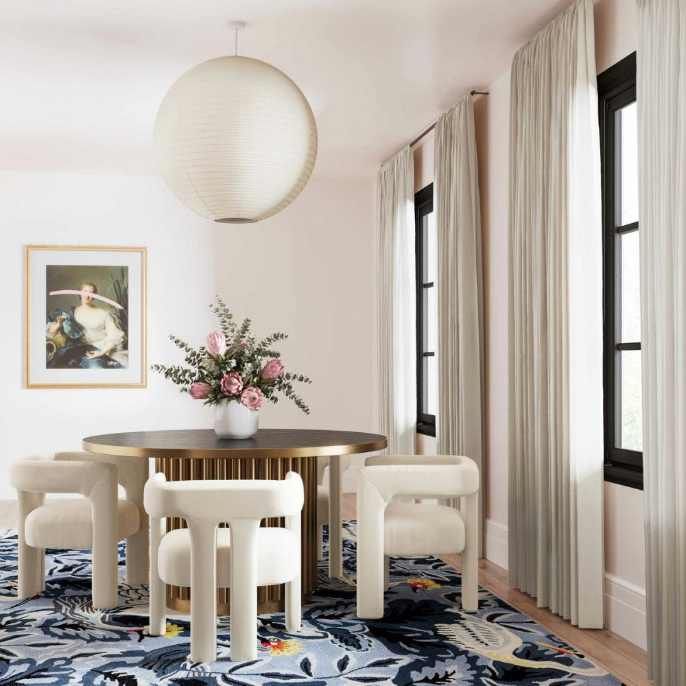 TOV Furniture Sloane Cream Velvet Chair