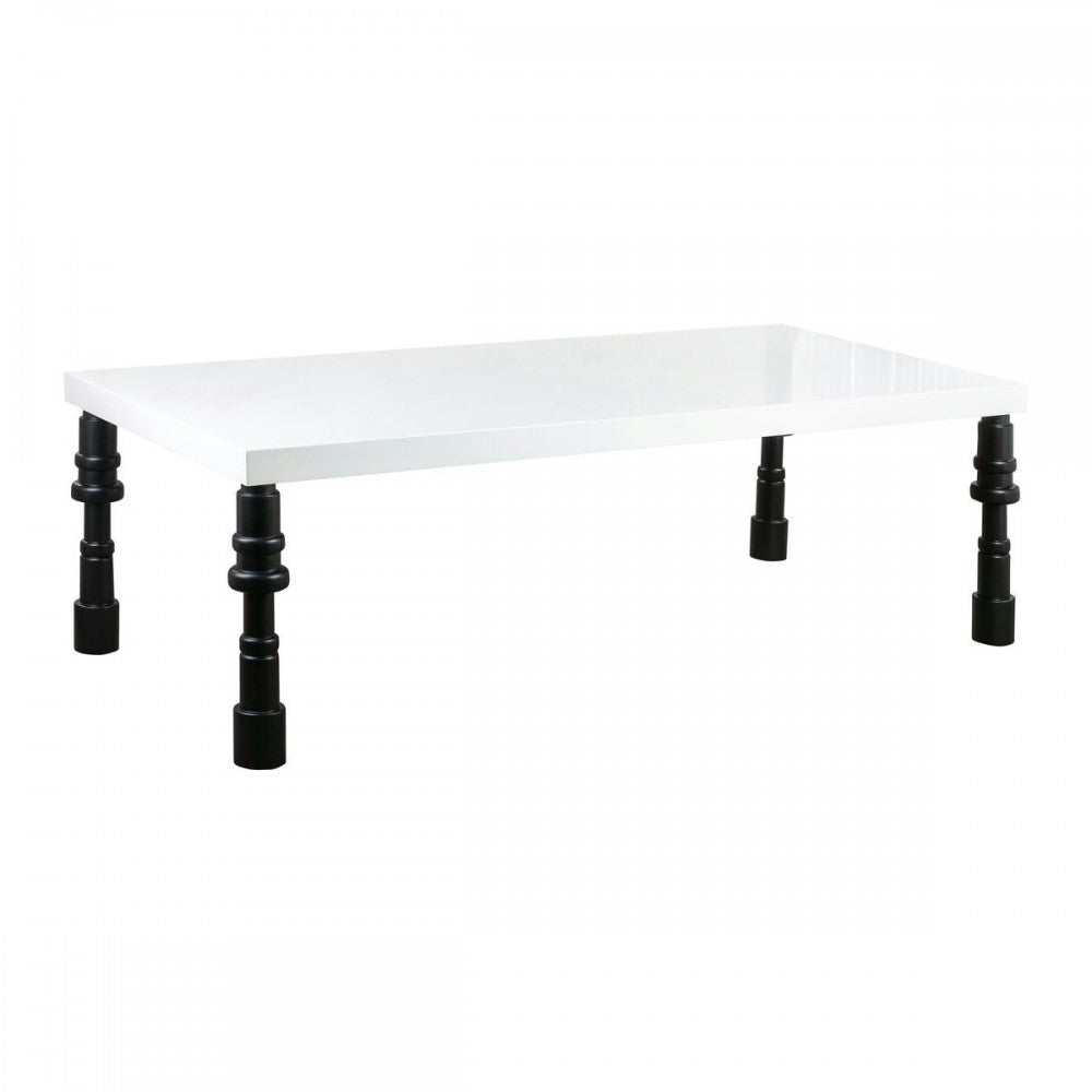 TOV Furniture Spindle Gloss Lacquer Dining Table