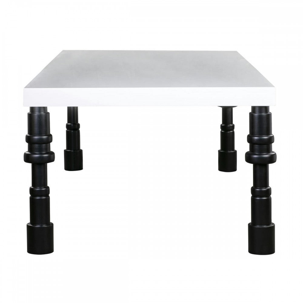 TOV Furniture Spindle Gloss Lacquer Dining Table