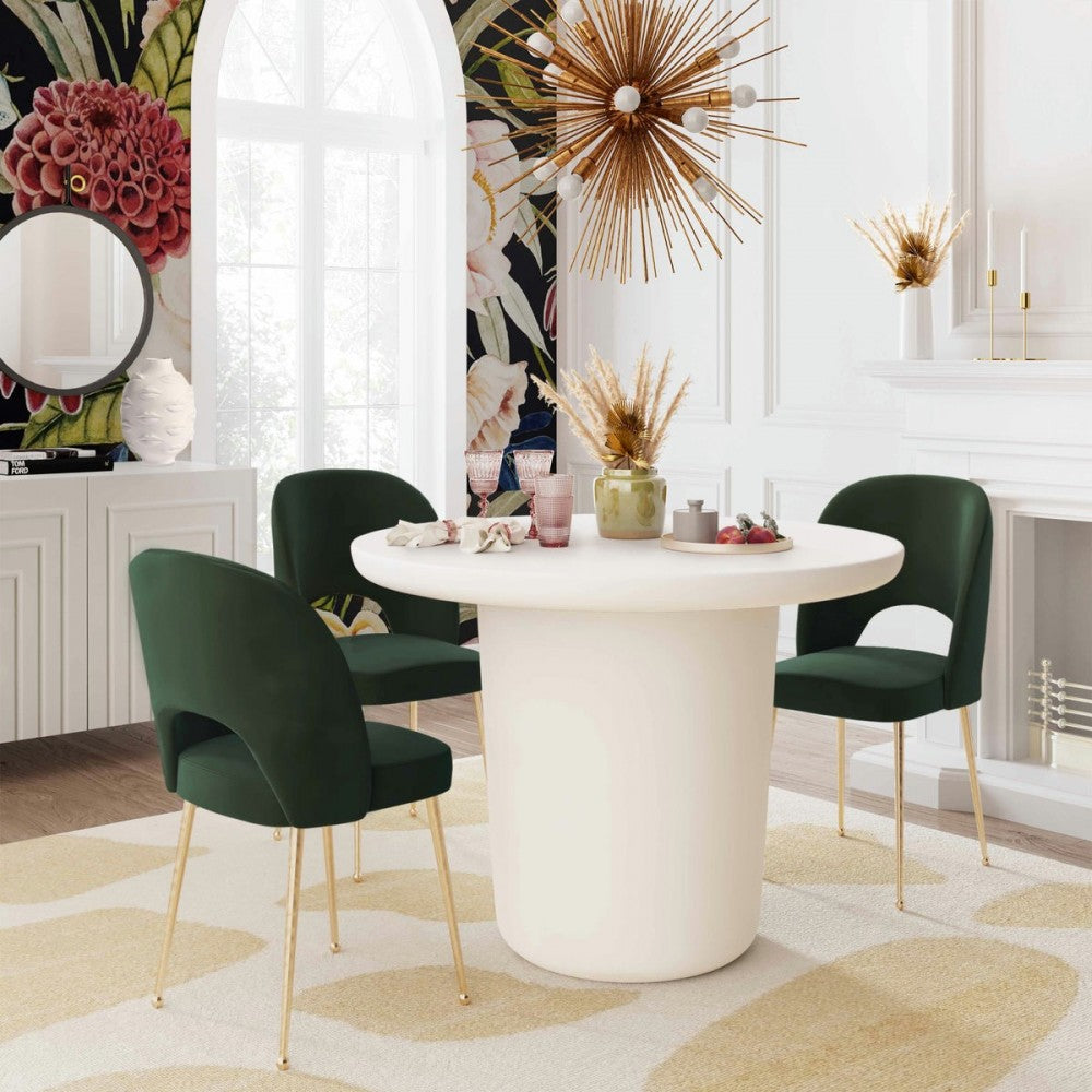 TOV Furniture Swell Forest Green Velvet Chair