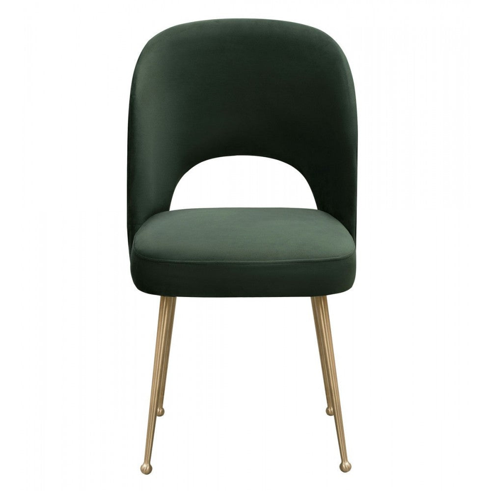 TOV Furniture Swell Forest Green Velvet Chair
