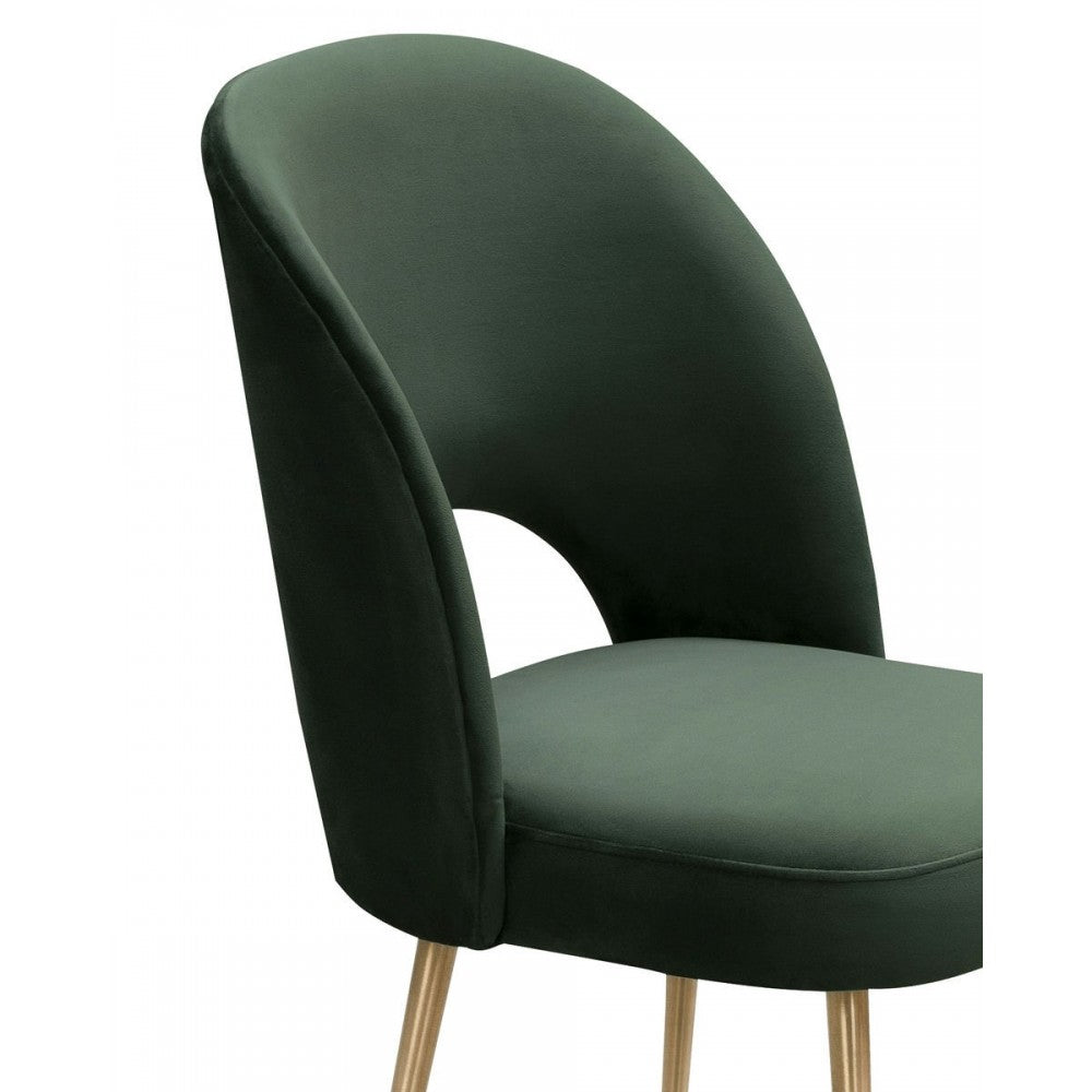 TOV Furniture Swell Forest Green Velvet Chair