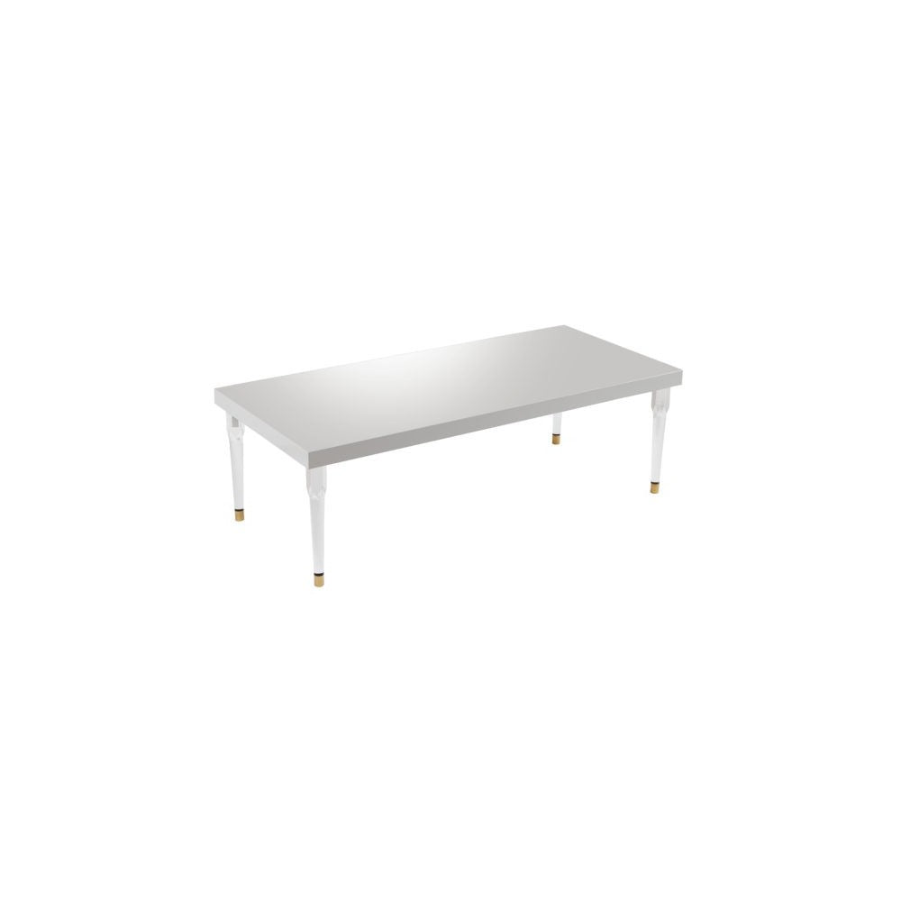 TOV Furniture Tabby Glossy Lacquer Dining Table