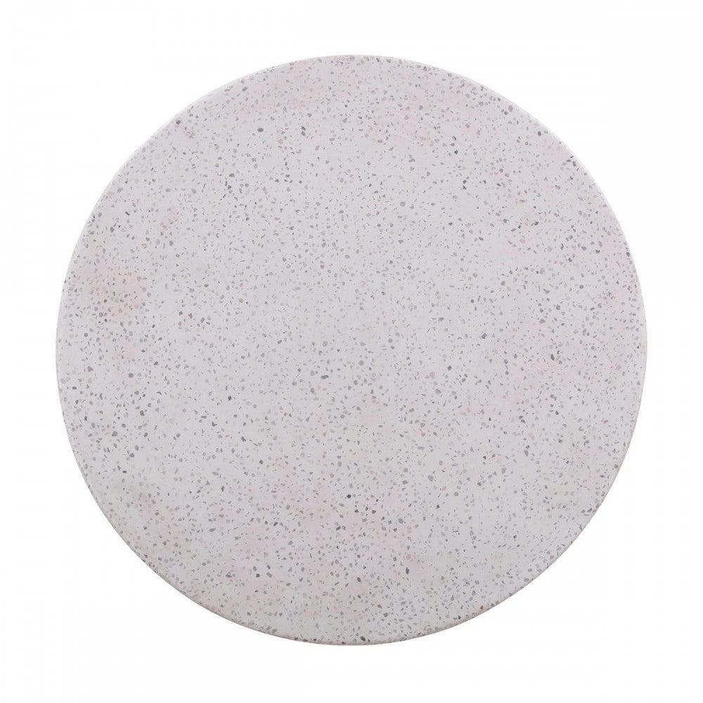TOV Furniture Terrazzo Light Speckled Side Table