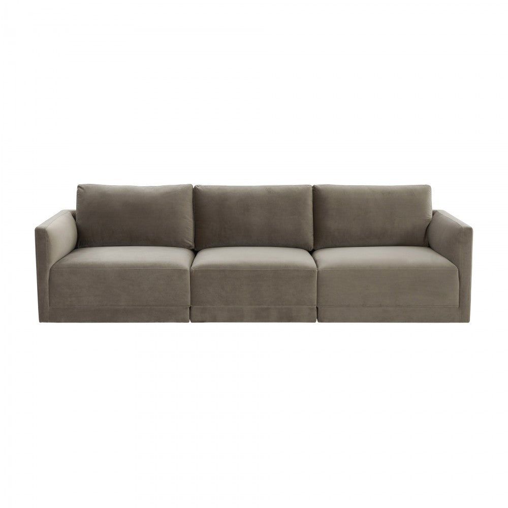 TOV Furniture Willow Taupe Modular Sofa