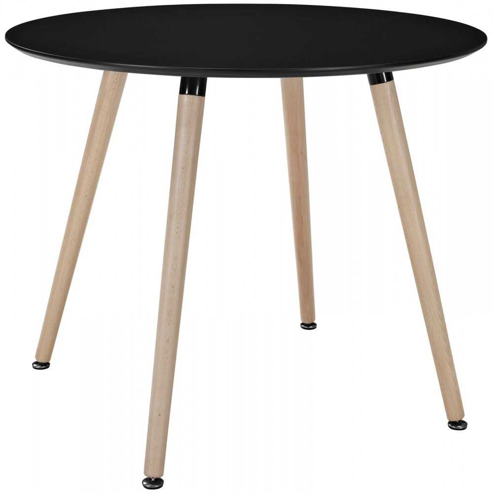 Track Round Dining Table, Black