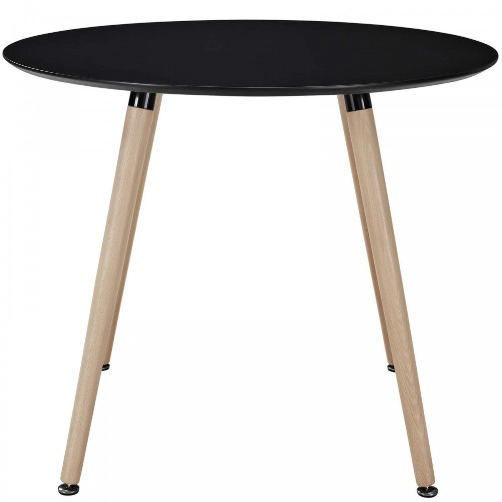 Track Round Dining Table, Black