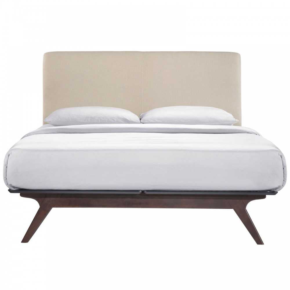 Tracy 2 Piece Queen Bedroom Set, Cappuccino Beige