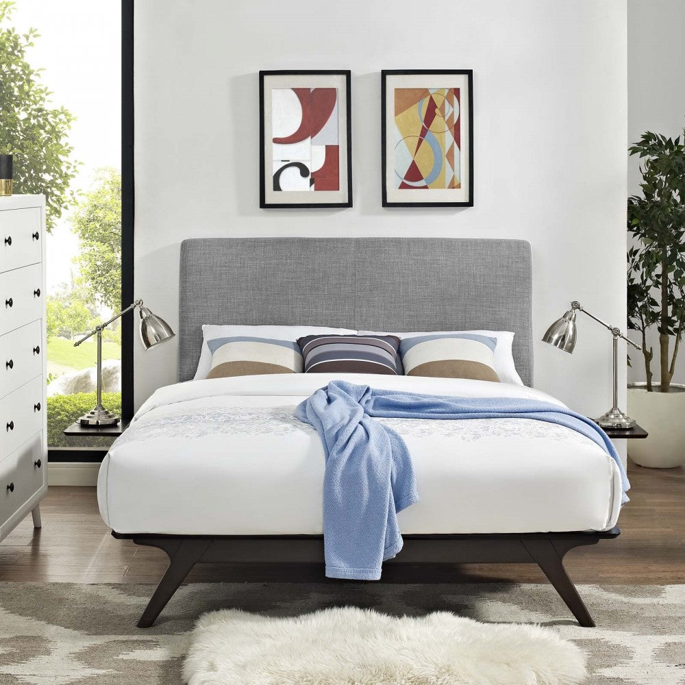Tracy 3 Piece Queen Bedroom Set, Cappuccino Gray