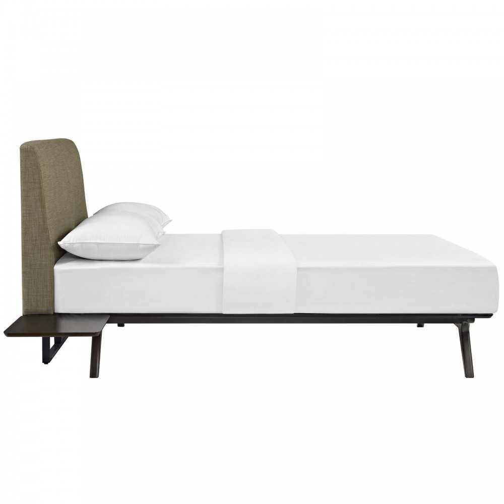 Tracy 3 Piece Queen Bedroom Set, Cappuccino Latte, MOD-5257-CAP-LAT-SET