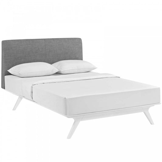 Tracy King Bed, White