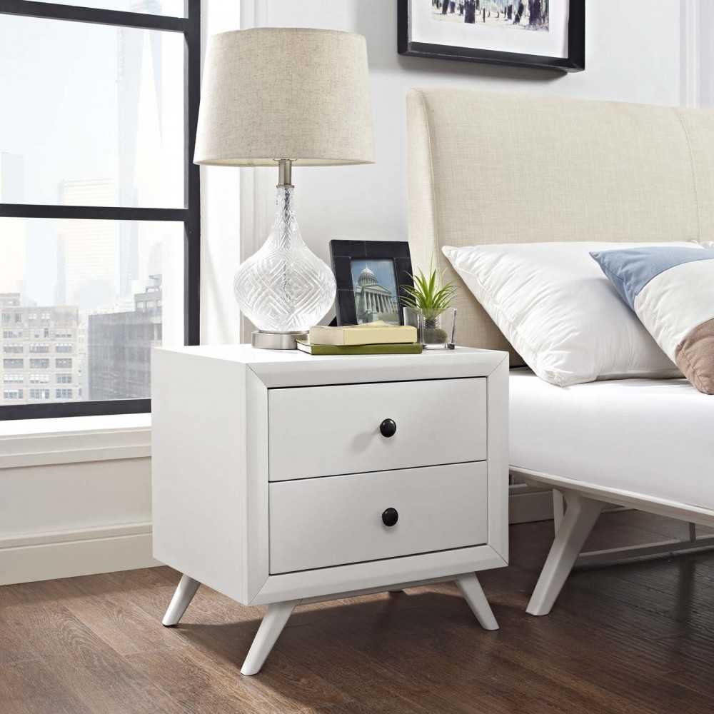 Tracy Nightstand, White